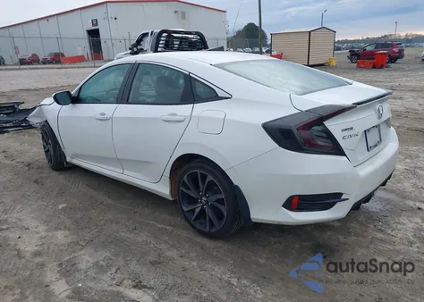 2021 Honda Civic Sport из США, поврежденный, VIN 2HGFC2F87MH522041